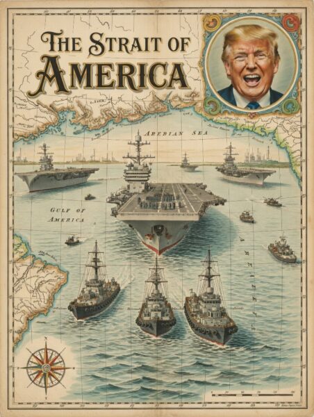 Kharg Island Trump Strait of Hormuz